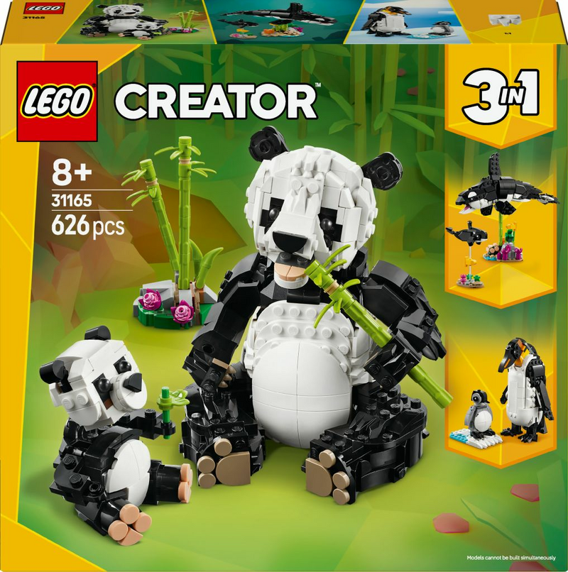 Product Image for LEGO Creator Vilda djur: pandafamilj 31165