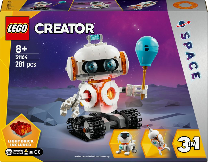 Product Image for LEGO Creator Rymdrobot 31164