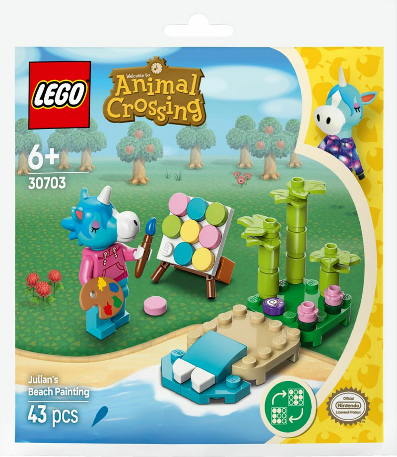 Product Image for LEGO Animal Crossing Strandmålning med Julian 30703
