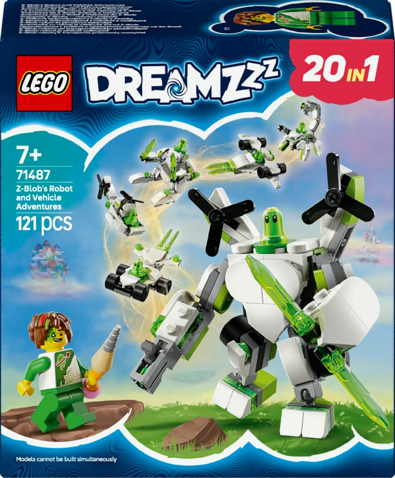 Product Image for LEGO DREAMZzz Äventyr med Z-Blob-robot och fordon 71487