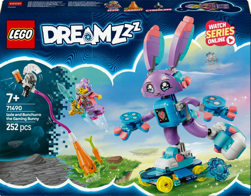 Product Image for LEGO DREAMZzz Izzie och spelkaninen Bunchurro 71490