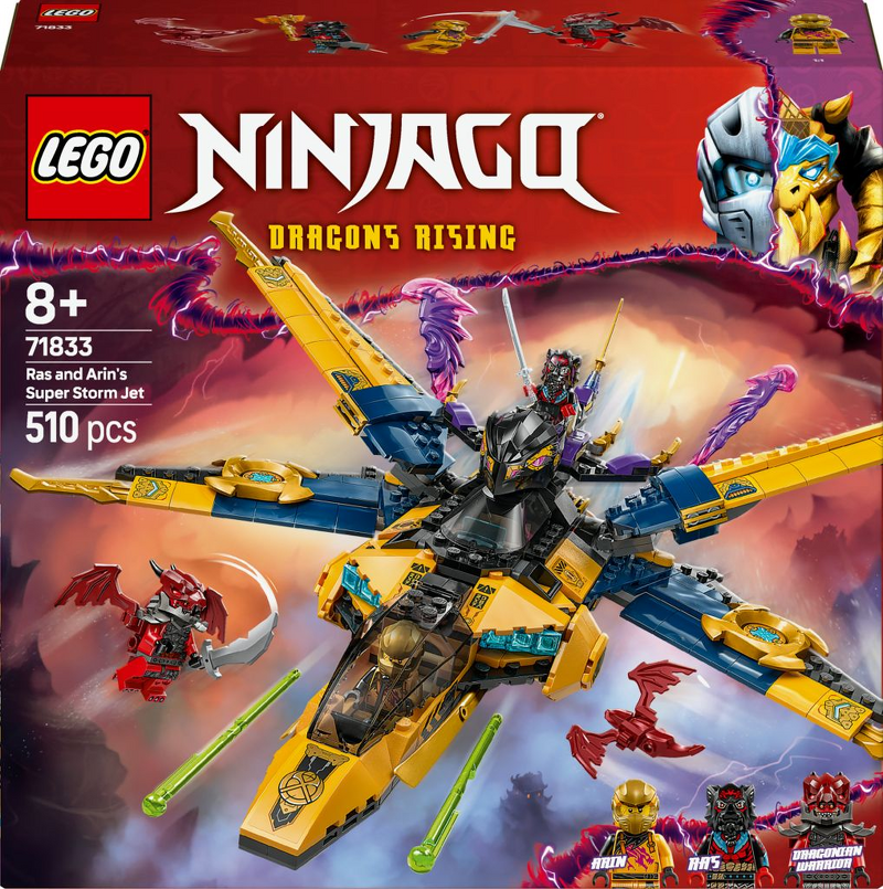 Product Image for LEGO Ninjago Ras och Arins superstormplan 71833