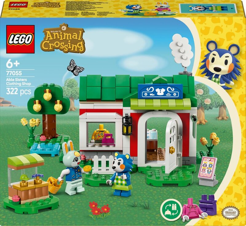 LEGO Animal Crossing Able Sisters klädaffär 77055