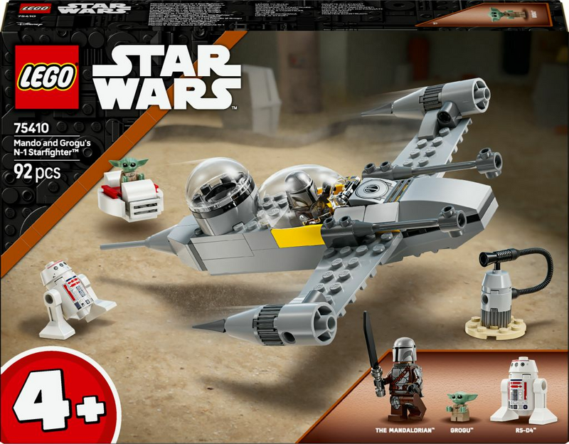 Product Image for LEGO Star Wars Mando and Grogu's N-1 Starfighter 75410