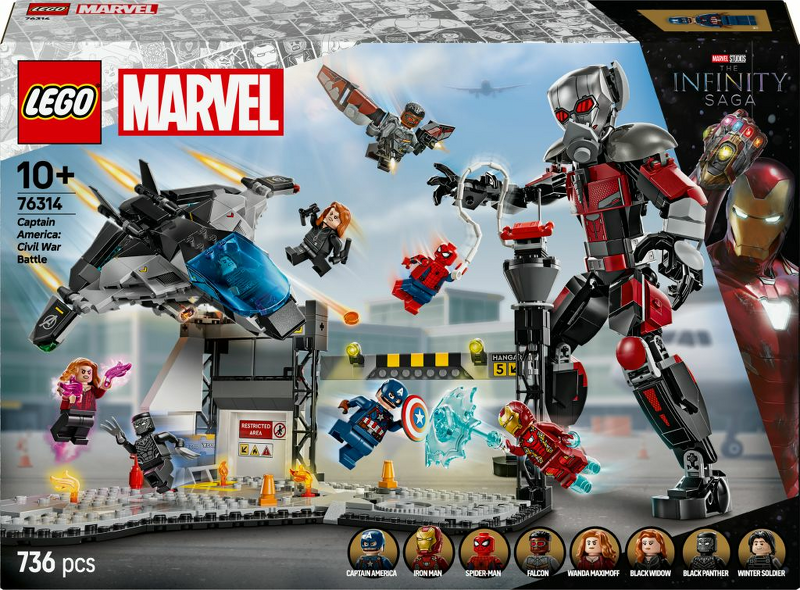 Product Image for LEGO Super Heroes Captain America: Civil War actionstrid 76314