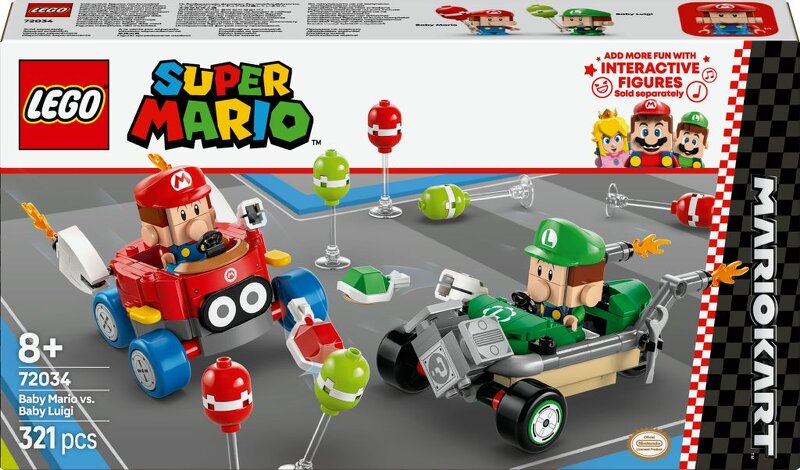 LEGO Mario Kart – Baby Mario mot Baby Luigi 72034