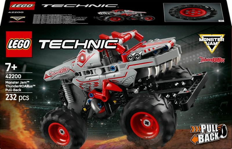 Product Image for LEGO Technic Monster Jam ThunderROARus med pull-back 42200