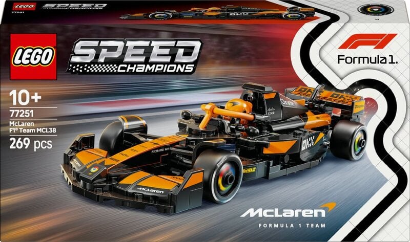 Läs mer om LEGO Speed Champions McLaren F1 Team MCL38 racerbil 77251