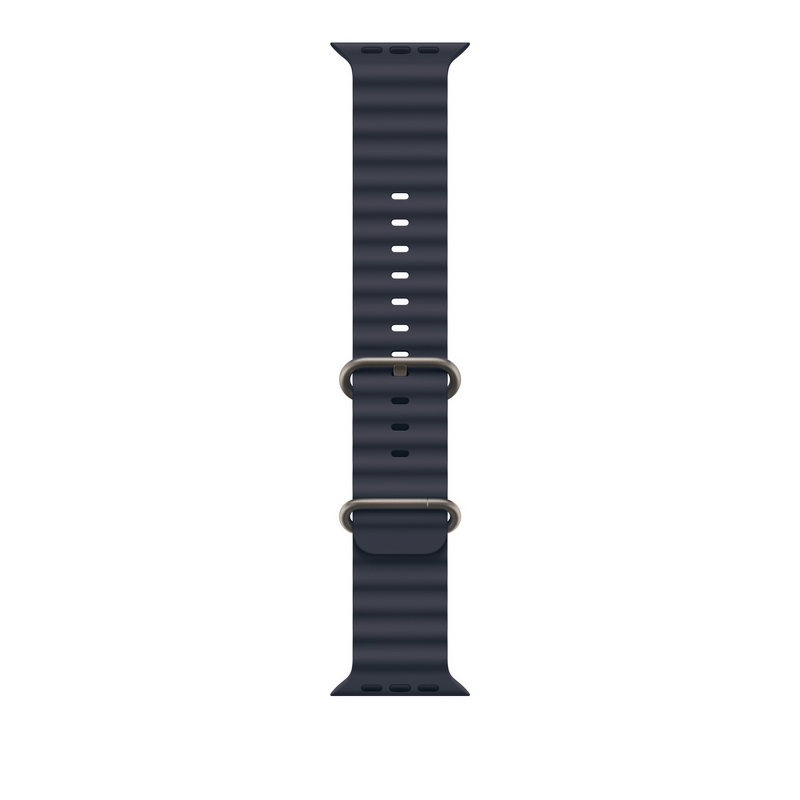 Product Image for Apple 49mm Navy Ocean Band - Natural Titanium Finish