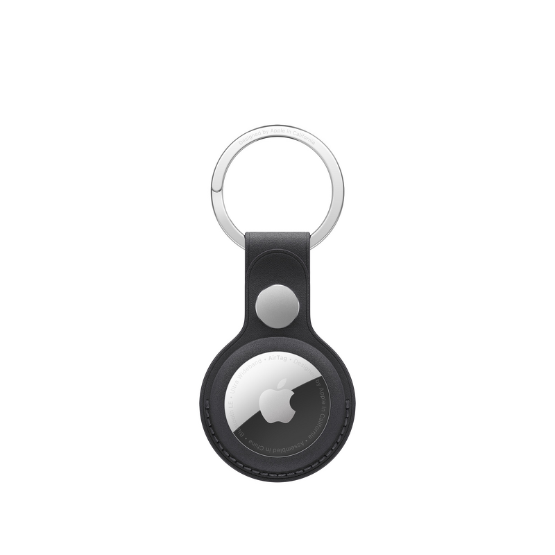 Product Image for Apple AirTag FineWoven Key Ring - Black