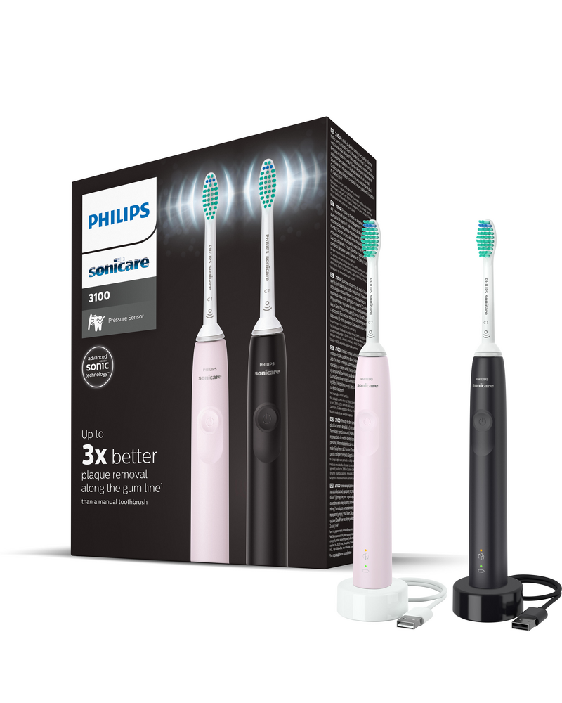 Product Image for Philips 3100 series 2X sonisk eltandborste HX3675/15