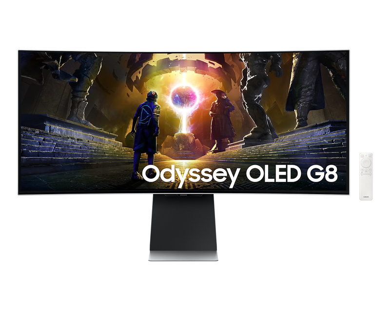 Product Image for Samsung Odyssey G8 LS34DG850SUXEN / 34" / OLED / 3440 x 1440 / 175 Hz / 0.03ms / 2xHDMI,DP / FreeSyn
