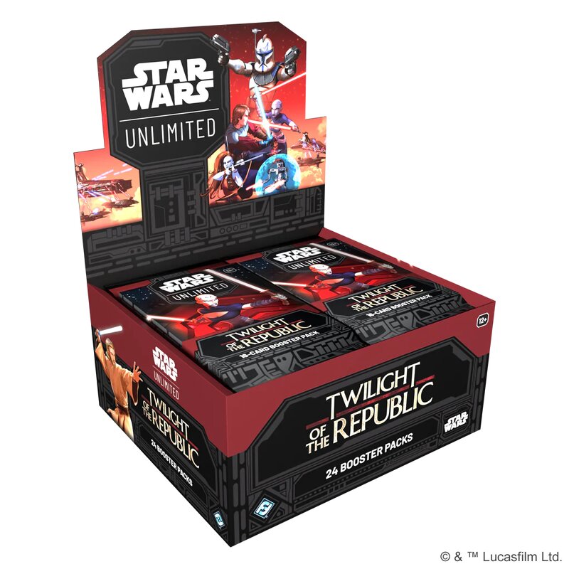 Star Wars Unlimited Twilight of the Republic Display (24 boosters)