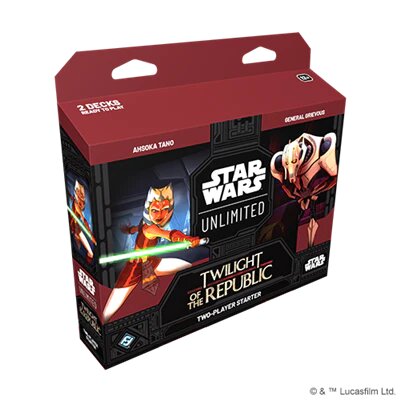 Star Wars Unlimited Twilight of the Republic 2-player Starter Pack