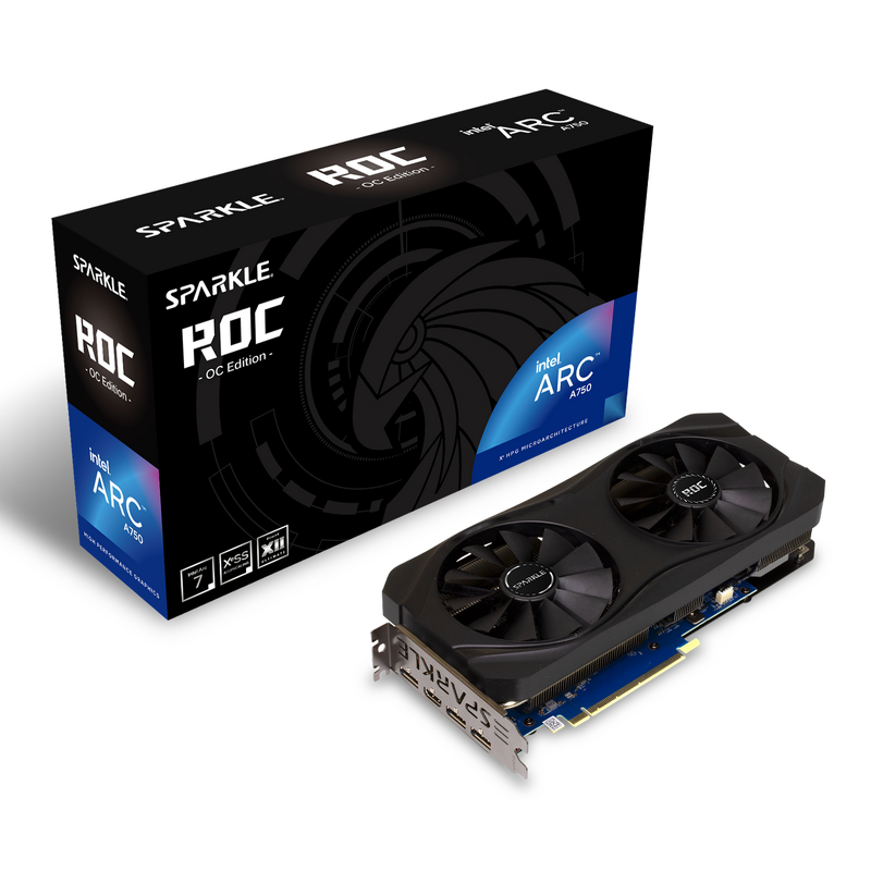 Product Image for Sparkle Intel Arc A750 ROC OC 8GB