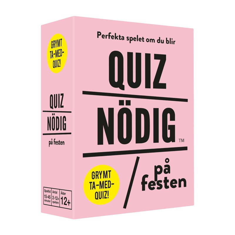 Games – Cards & Travel Quiznödig – På festen (SE)