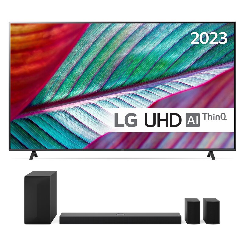 LG 86" 86UR76006LC / UHD / HDR10 Pro / 4K Gen6 / webOS 23 + LG Soundbar NS70TR