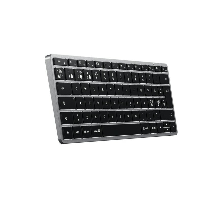 Satechi X1 Trådlöst tangentbord upp till 3 enheter – Nordic Layout – Space Gray