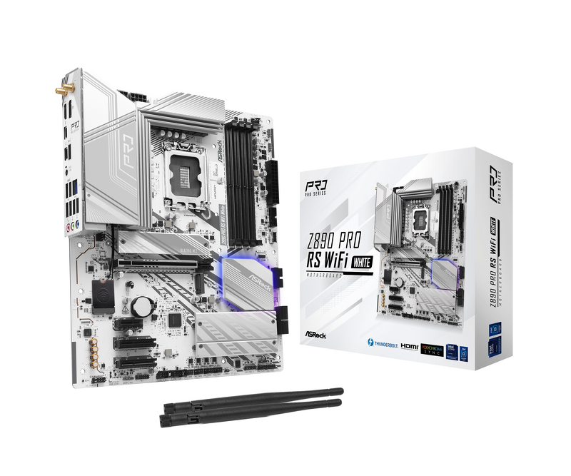 Product Image for ASRock Z890 PRO RS WIFI WHITE
