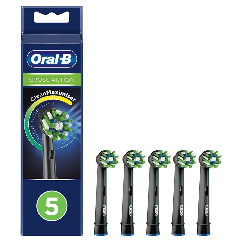 Oral-B Cross Action 5-pack – Black