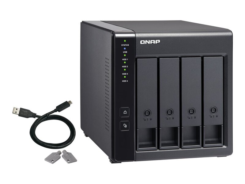 QNAP TR-004 – 4 fack / Expansionsenhet / DAS