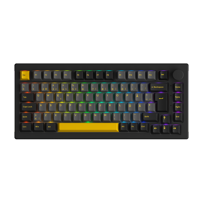 Product Image for Akkogear 5075B Plus-S Black & Gold Fairy Silent