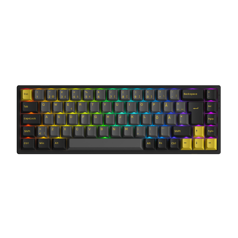 Product Image for Akkogear 3068B Plus-S Black & Gold Akko CS Jelly Pink