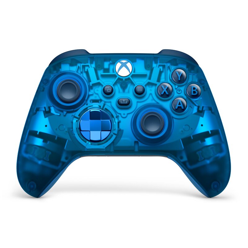 Xbox handkontroll – Sky Cipher Blue transparent