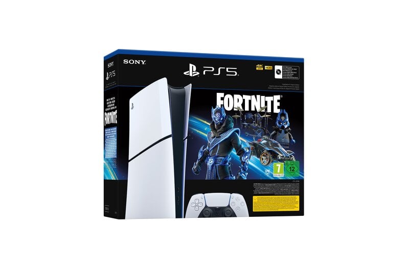 Läs mer om PlayStation 5 Slim Digital Edition - Fortnite Cobalt Star Bundle