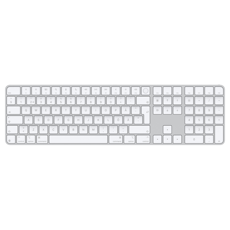 Product Image for Apple Magic Keyboard med Touch ID och Numerisk Keypad / Apple silicon - Vit
