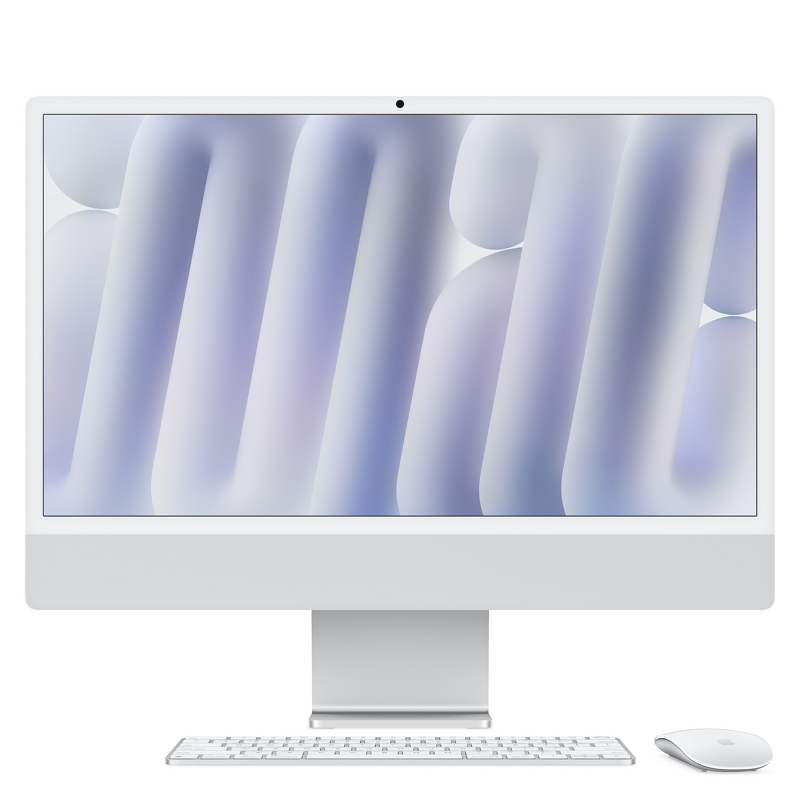 Product Image for Apple 24" iMac / Retina 4.5K / Apple M4 chip / 10-core CPU / 10-core GPU / 24GB / 512GB SSD - Silver