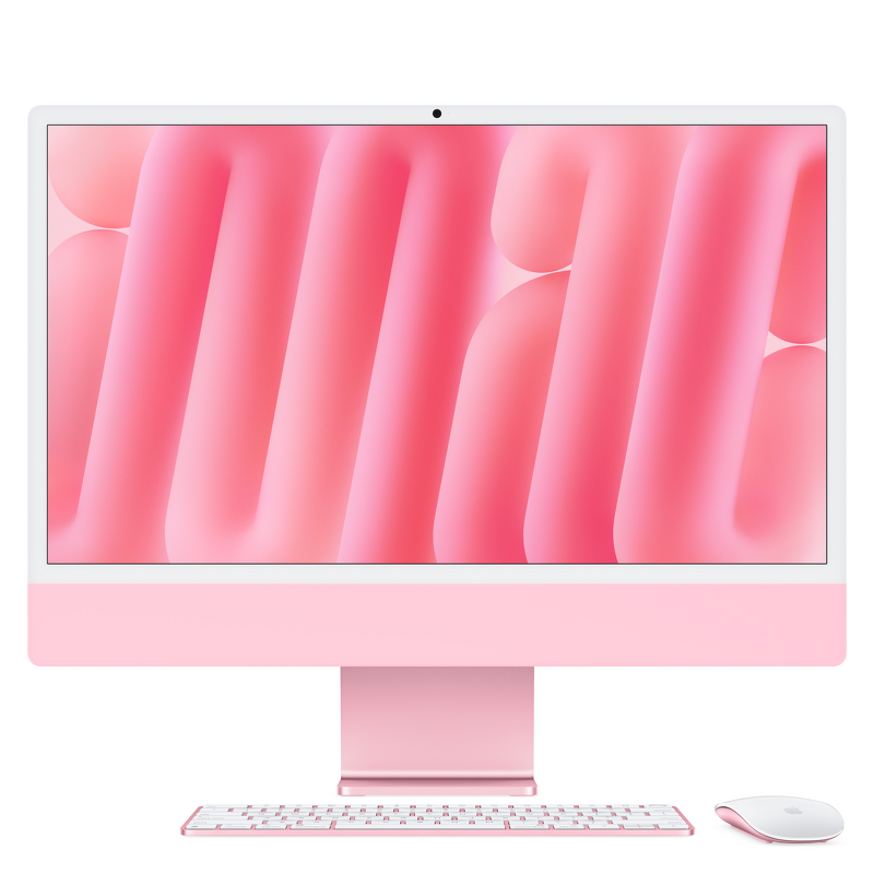 Product Image for Apple 24" iMac / Retina 4.5K / Apple M4 chip / 10-core CPU / 10-core GPU / 16GB / 512GB SSD - Pink
