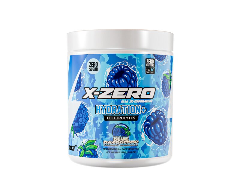 X-ZERO 160g – Blue Raspberry – Hydration+