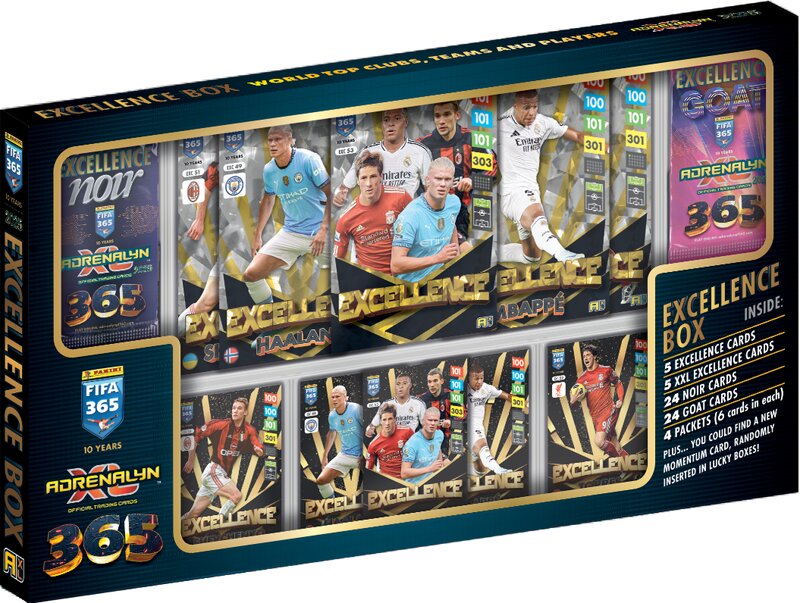 Fotbollskort FIFA 365 AdrenXL 2025 Excellence Box