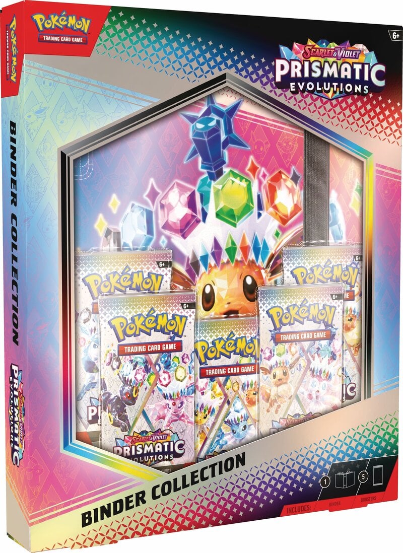 Läs mer om Pokemon Scarlet & Violet: Prismatic Evolutions Binder Collection