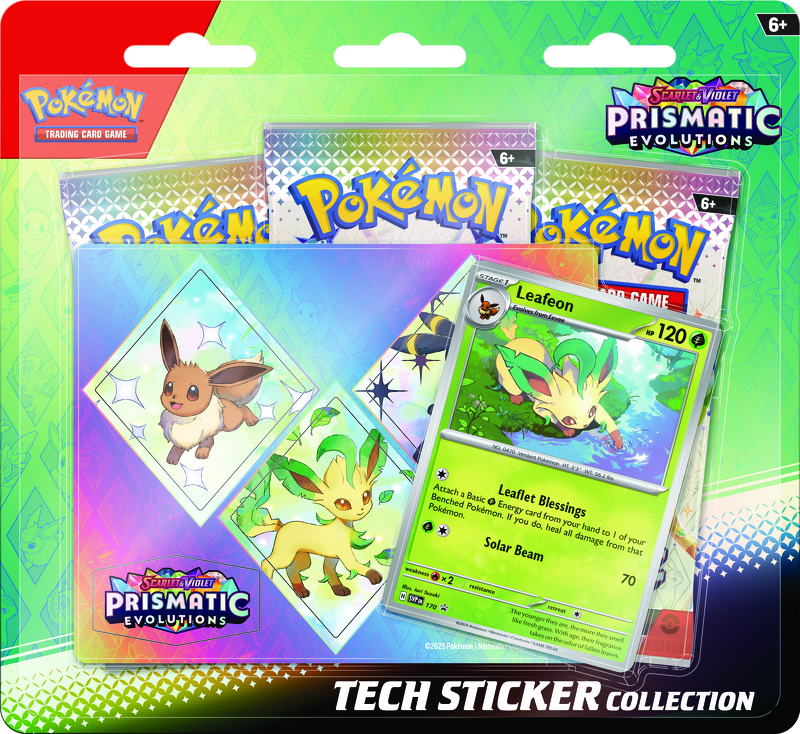Product Image for Pokemon Scarlet & Violet 8.5: Prismatic Evolutions Tech Sticker Collection