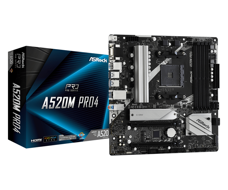 Product Image for ASRock A520M PRO4