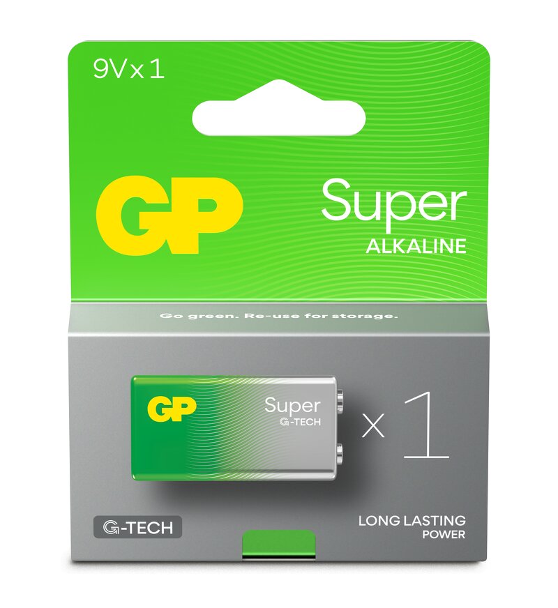 Läs mer om GP Super Alkaline 9V 1-p