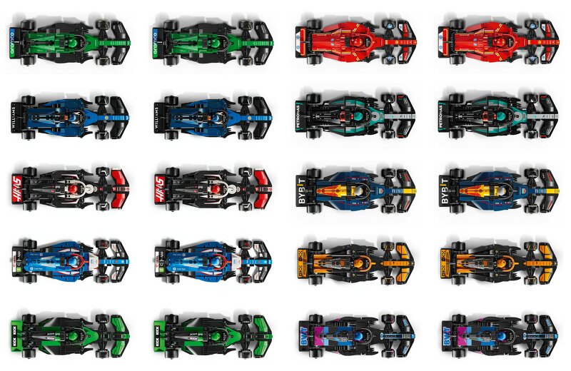 Läs mer om LEGO Speed Champions Full F1 Grid Bundle