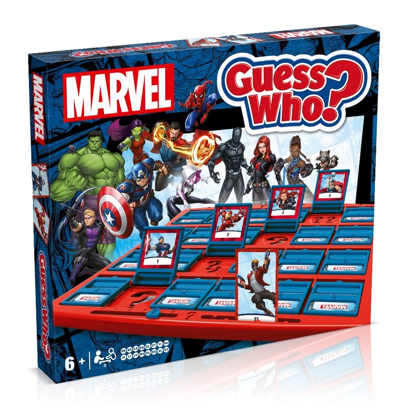 Läs mer om GUESS WHO - Marvel (Nordic + EN)