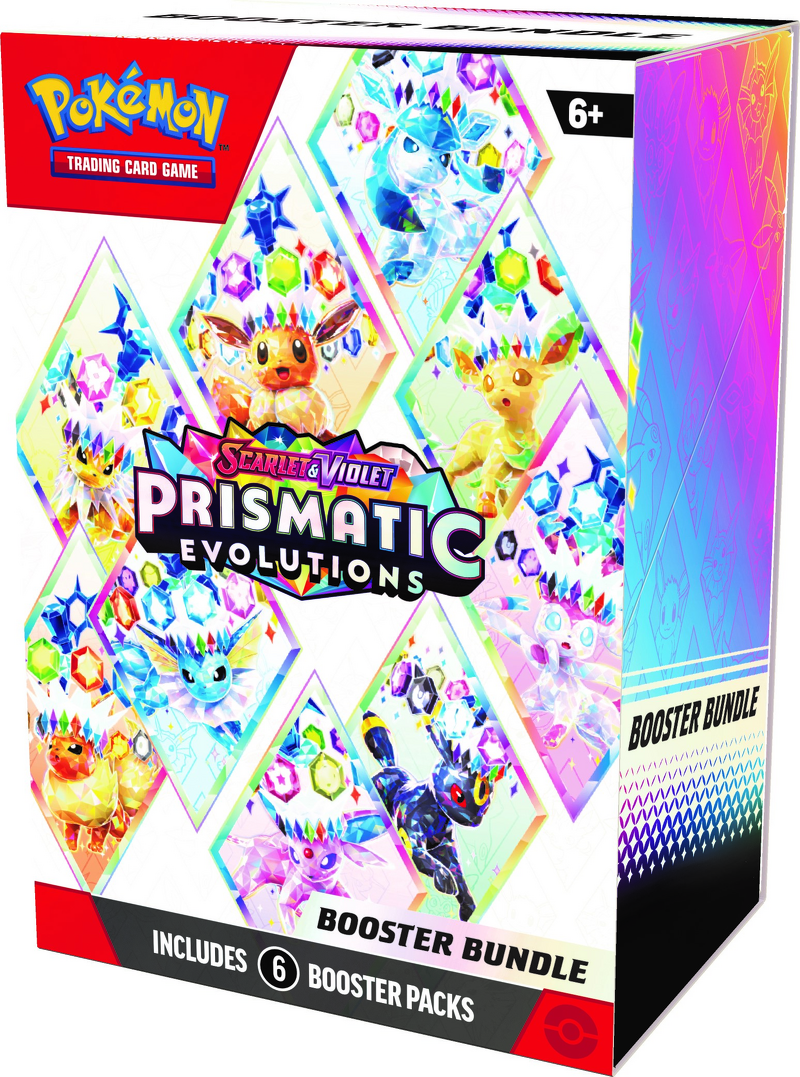 Product Image for Pokemon Scarlet & Violet 8.5: Prismatic Evolutions Booster Bundle (6 boosters)