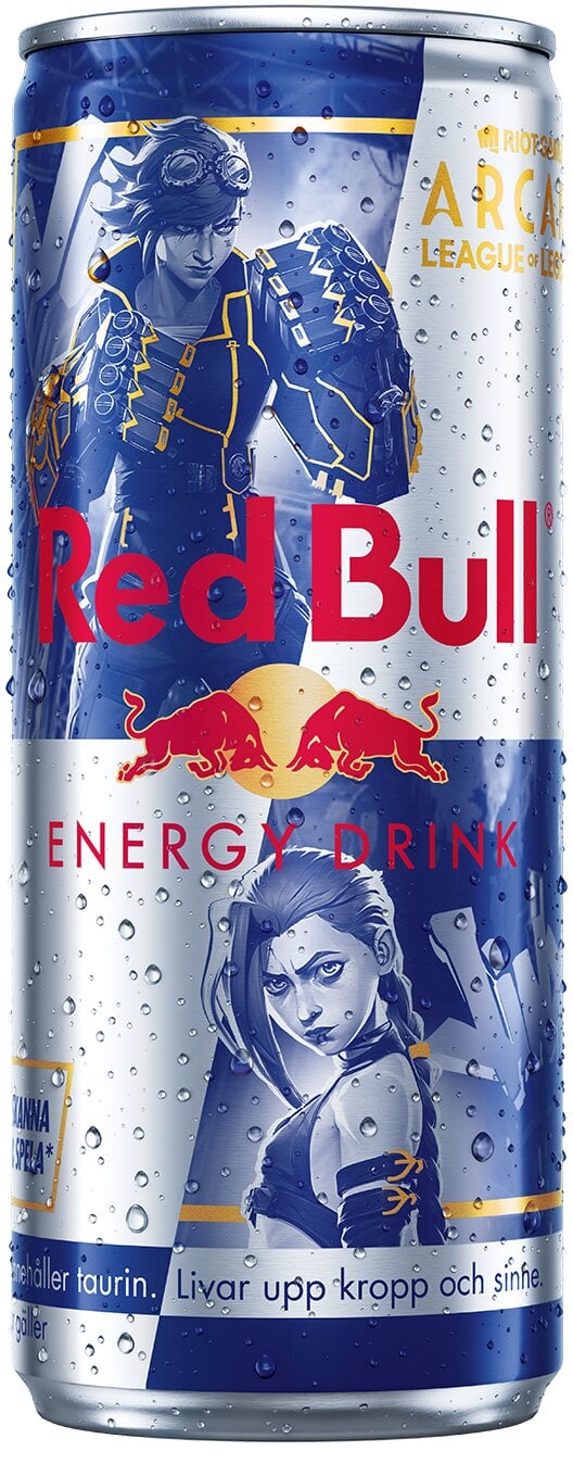 Läs mer om Red Bull 24 pack 25 cl - Arcane League of Legends Limited Edition