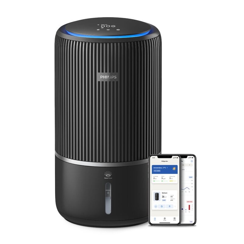 Läs mer om Philips AC3421/13 PureProtect Water 3400 Series Smart 2-i-1-luftrenare och -luftfuktare