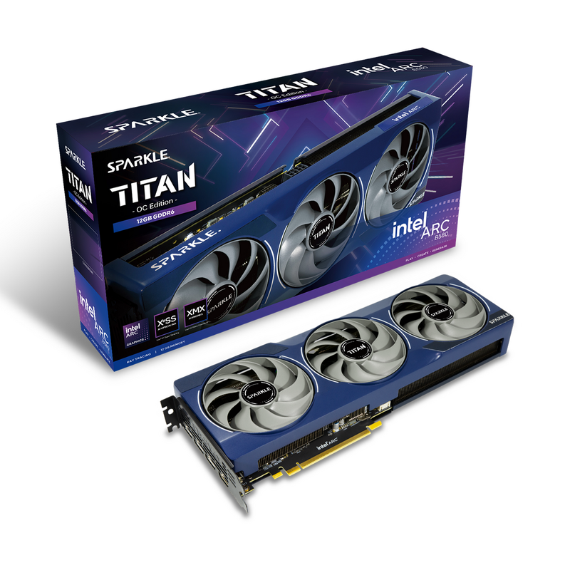 Product Image for Sparkle Intel Arc B580 TITAN 12GB OC