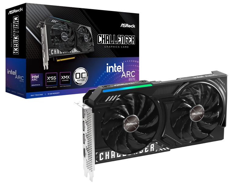 Product Image for ASRock Intel Arc B570 Challenger 10GB OC