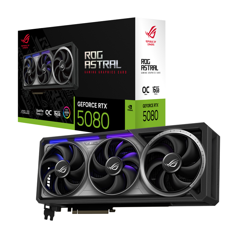 Product Image for ASUS ROG ASTRAL GeForce RTX 5080 OC 16GB