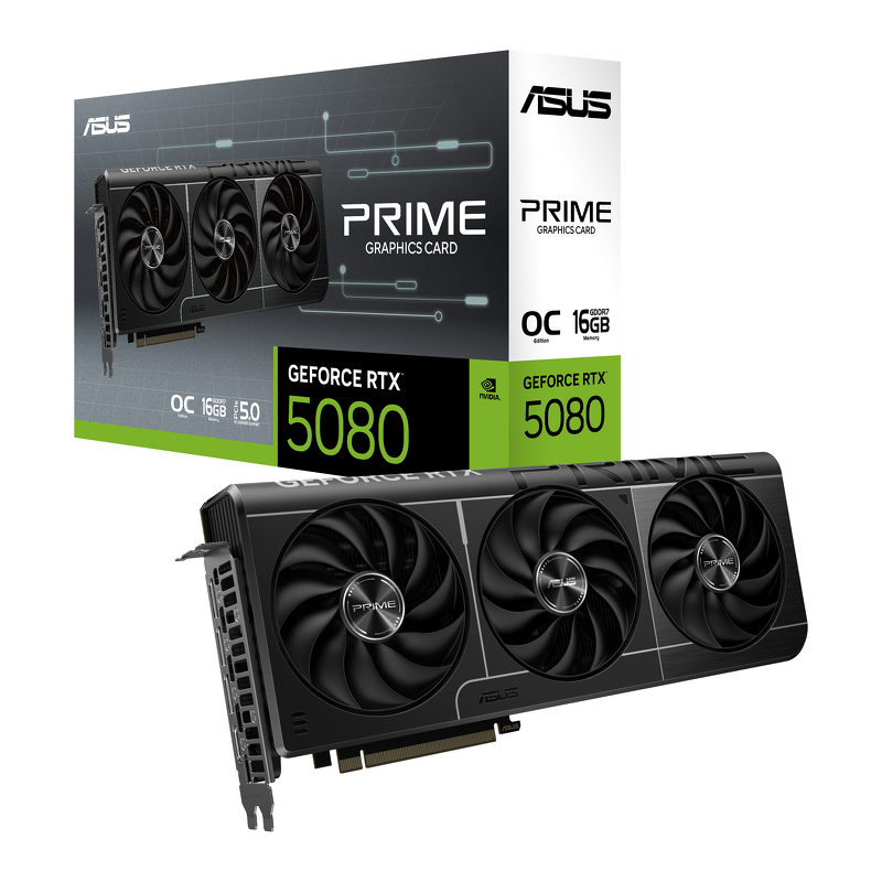 Product Image for ASUS Prime GeForce RTX 5080 OC 16GB