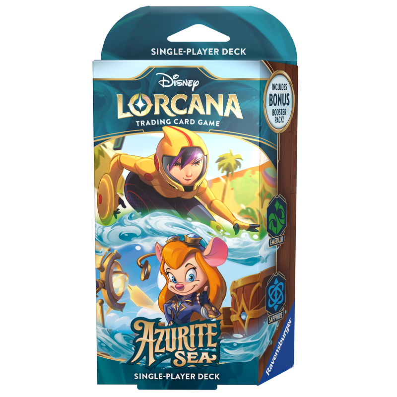 Product Image for Lorcana Azurite Sea Starter Deck Emerald/Sapphire
