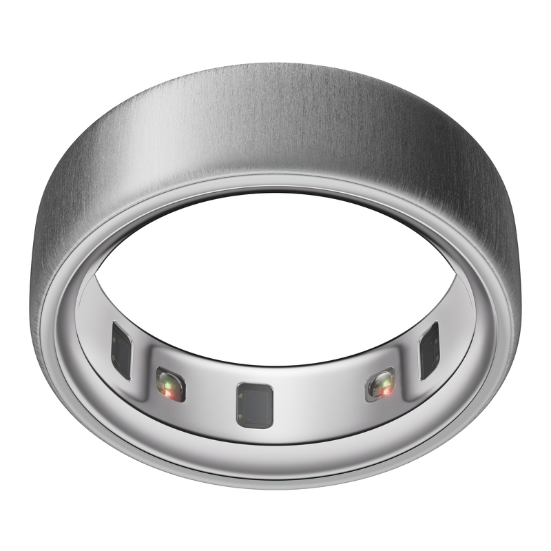 Product Image for Oura Ring 4 Brushed Silver  Size 7