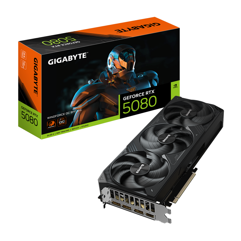 Product Image for Gigabyte GeForce RTX 5080 WINDFORCE SFF 16GB